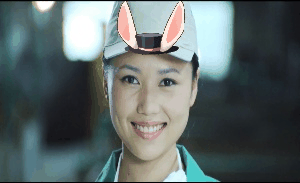 人脸应用类-兔耳朵帽子特效